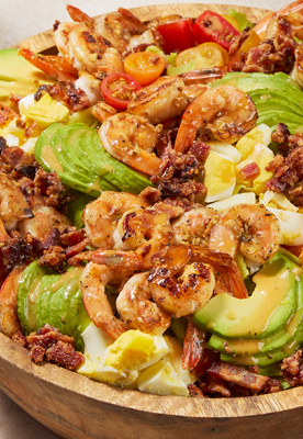 Grilled Shrimp Cobb Salad