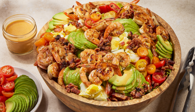 Grilled Shrimp Cobb Salad
