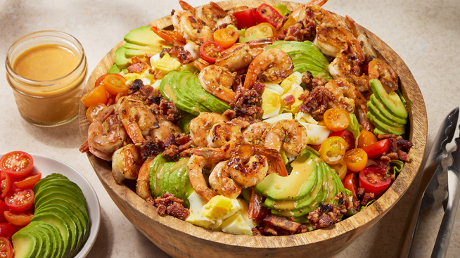 Grilled Shrimp Cobb Salad